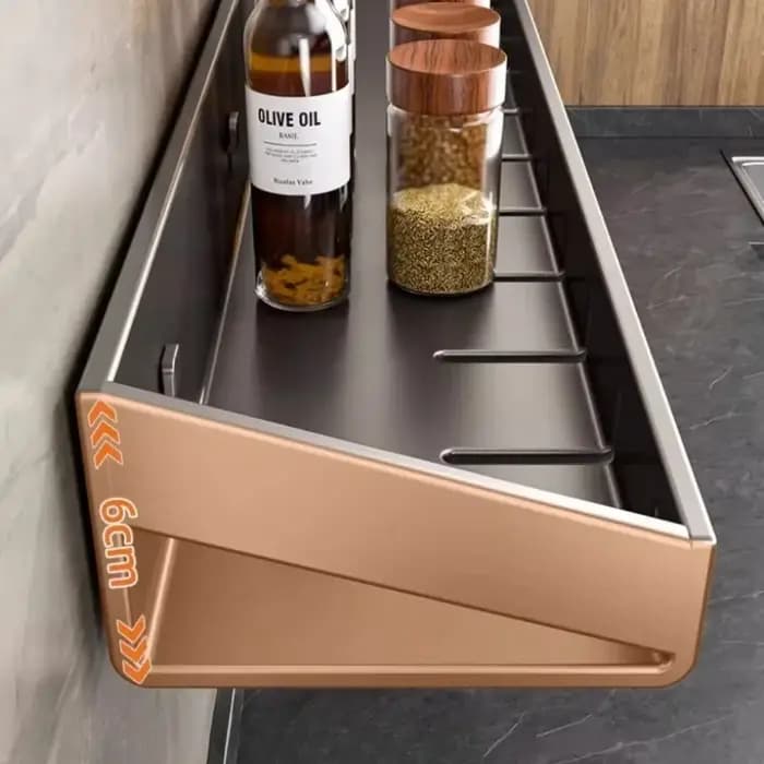 Étagère de rangement murale T1 pour cuisine, organisateur d'épices