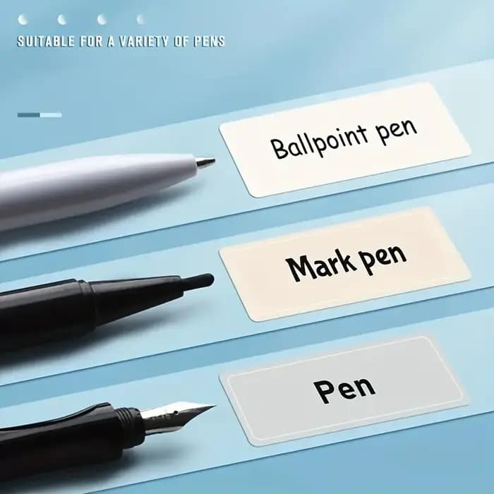 1 rouleau/1000 feuilles d'étiquettes autocollantes universelles, autocollants vierges avec nom écrit à la main pour conteneurs, boîtes de rangement et puis