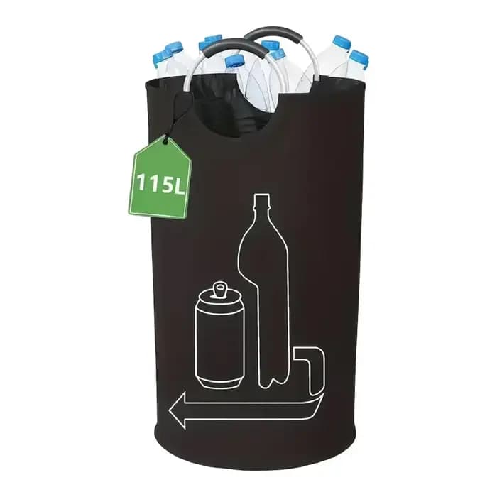 Panier de rangement pliable pour bouteilles vides 115L