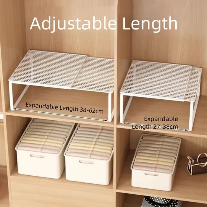 Étagère de placard en métal DIY extensible et réglable