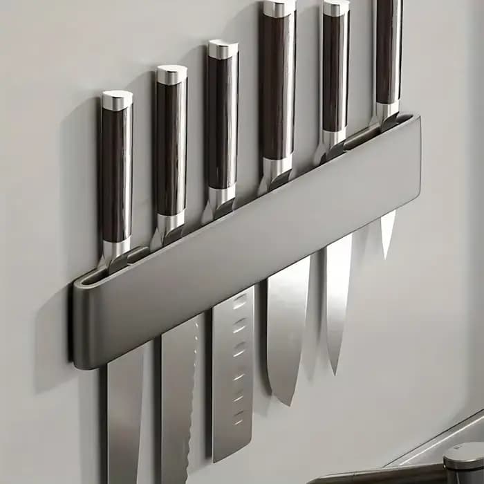Porte-couteau mural multifonctionnel