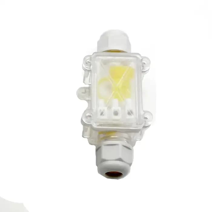 Boîte de jonction étanche IP68 2 voies 3 broches 4-11 mm