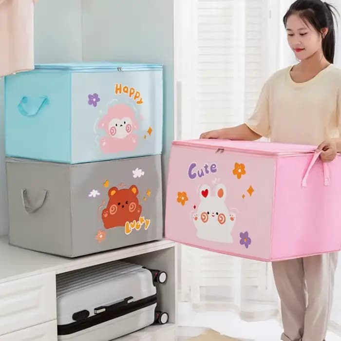 Boîte de Rangement Pliante en Forme de Cube