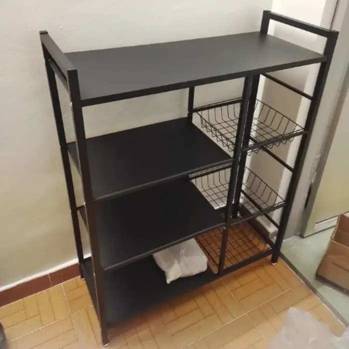 Étagère de rangement de cuisine à plusieurs niveaux
