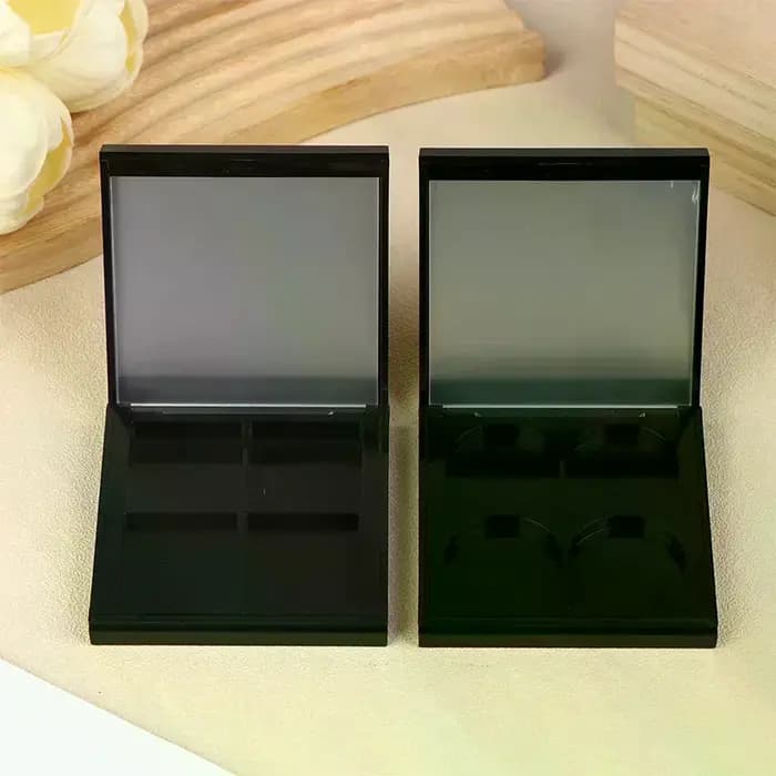 Boîte de support de Palette de cosmétiques magnétique vide à 4 grilles