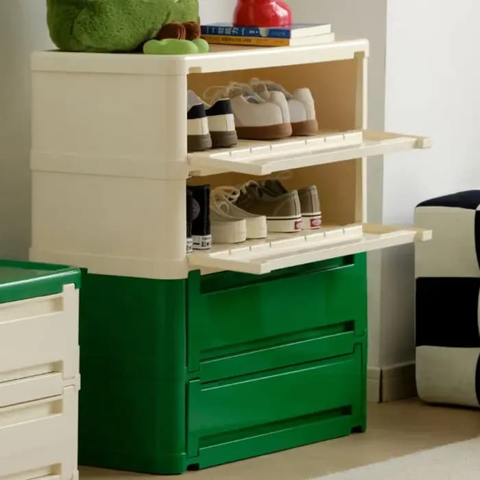 Armoire de rangement de salon au Design nordique Vintage vert