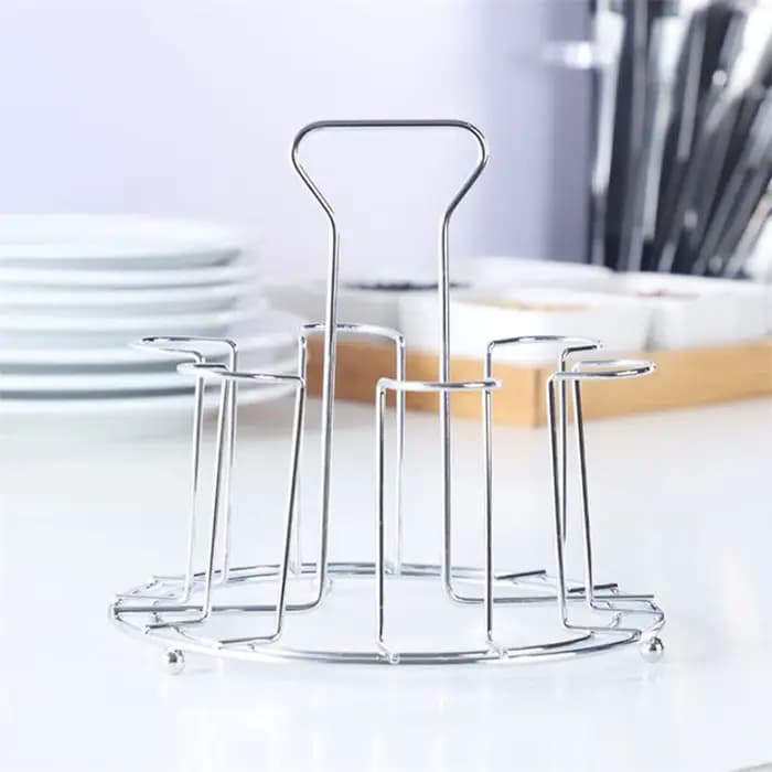 Support de rangement de tasses en verre en métal T1 pour tasse à eau