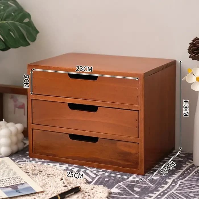 Tiroirs de rangement en bois