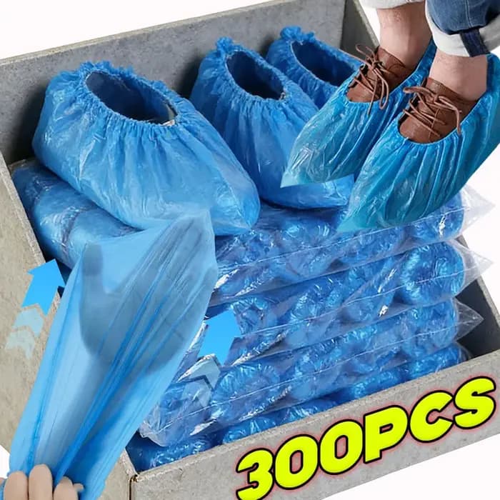 Surchaussures jetables en plastique antidérapantes