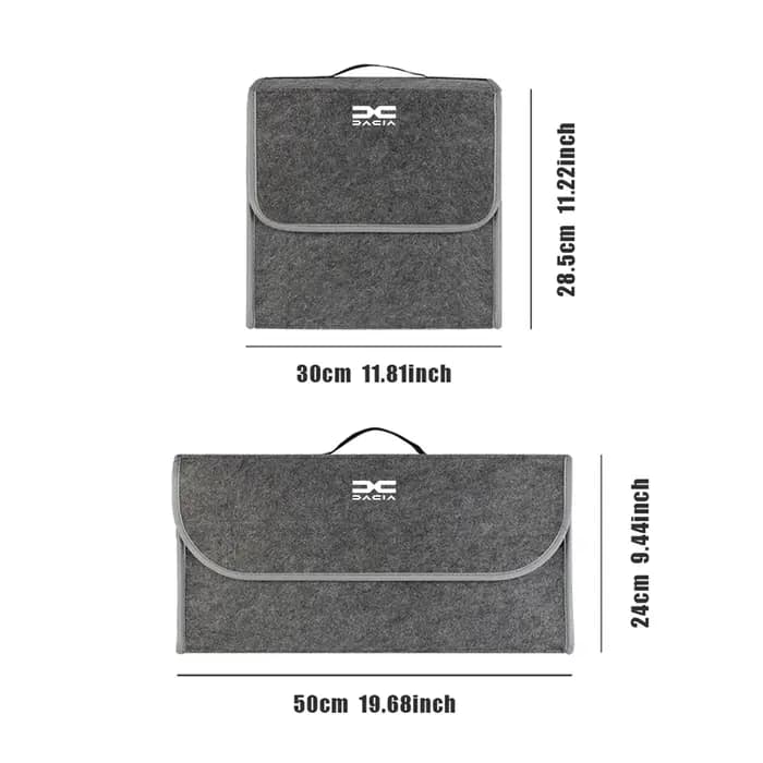 Boîte de rangement pliable pour coffre de voiture