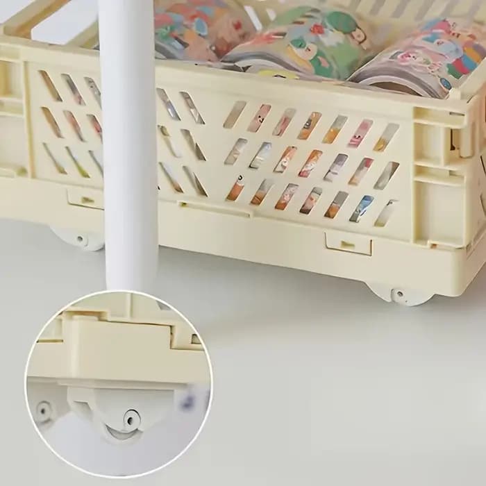 8 roulettes auto-adhésives | Meubles en plastique et boîtes de rangement