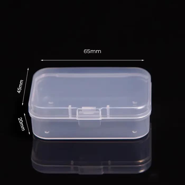 Boîte de rangement en plastique Transparent, organisateur d'autocollants, conteneur de bureau, boîte