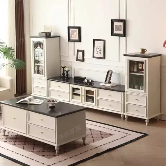 Meuble TV d'angle moderne de luxe