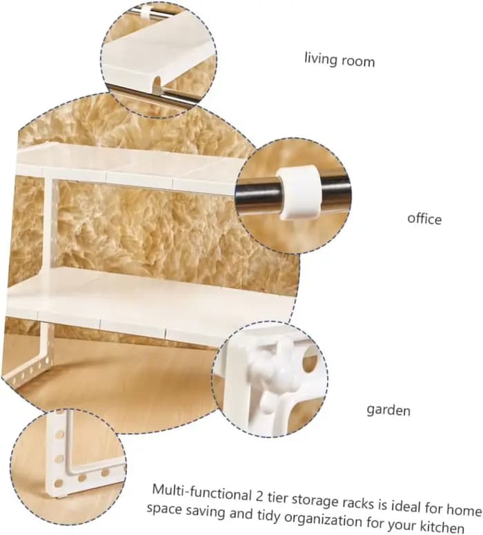 Étagère de rangement sous évier