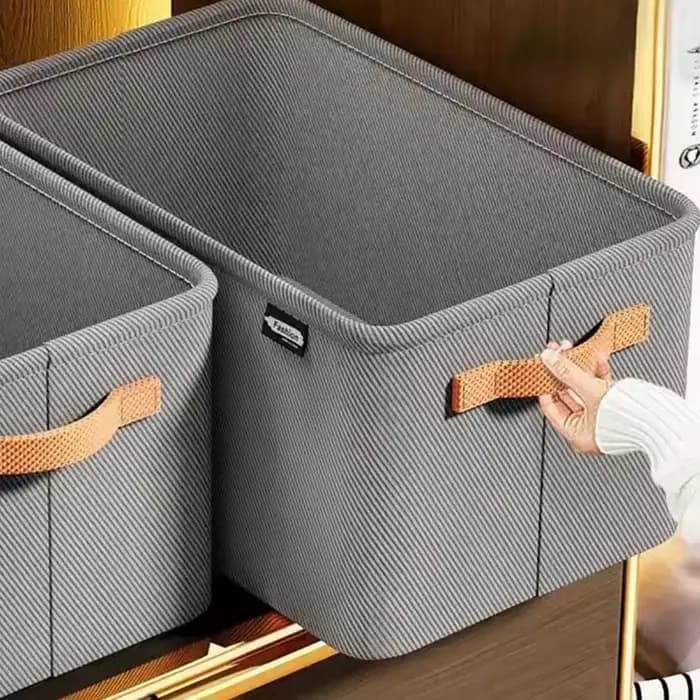 Organisateur de rangement portable pour chambre à coucher : Boîtes pliables en tissu pour pantalons
