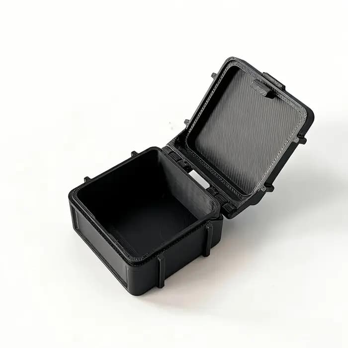 Boîte de rangement scellée empilable