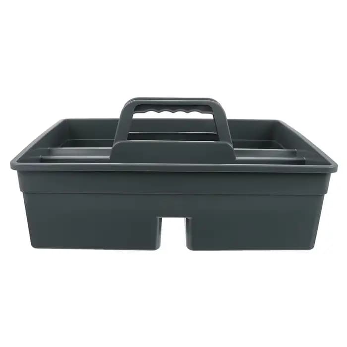 Organisateur d'outils de nettoyage, fournitures, panier, boîte à poignée, fourre-tout en plastique,