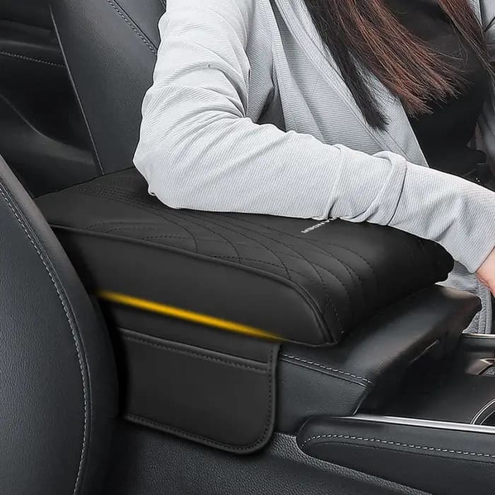 Coussin de Protection pour Accoudoir Central de Voiture avec Sac de Rangement