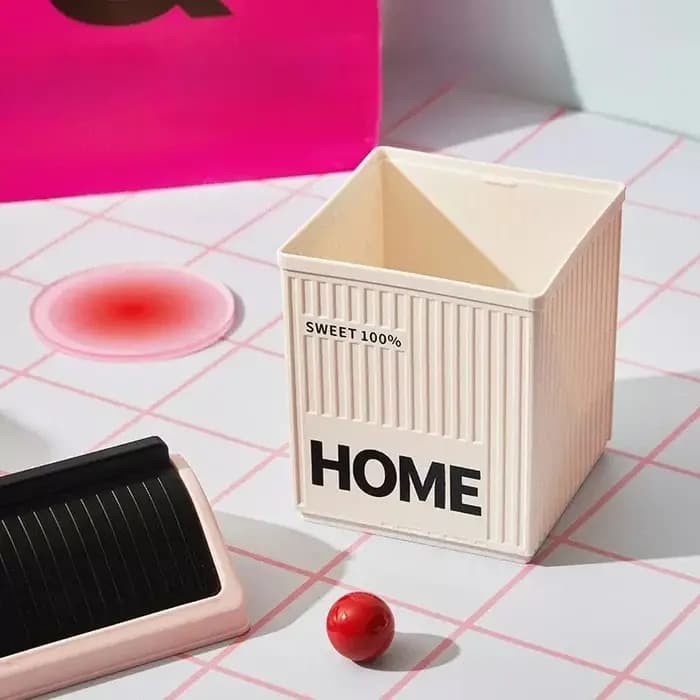 Mini poubelle de bureau mignonne en forme de maison