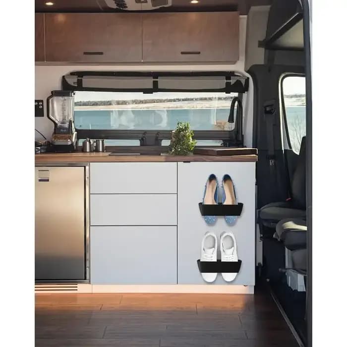 Boîte de rangement de chaussures murale pour camping-car