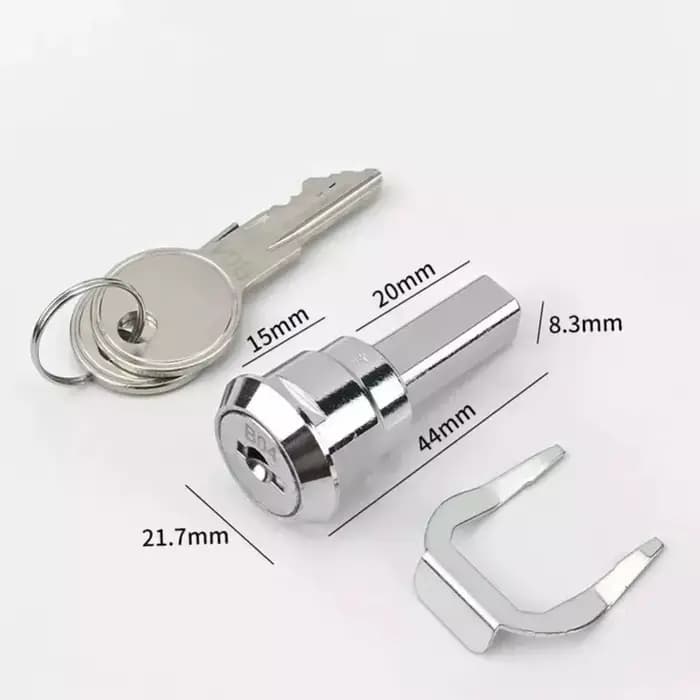 Durable 180 de serrure de boîte à outils de liaison d'insertion d'armoire de fer ° Serrure de tiroir de déverrouillage à Rotation, languette de fixation, serrure de classeur Portable