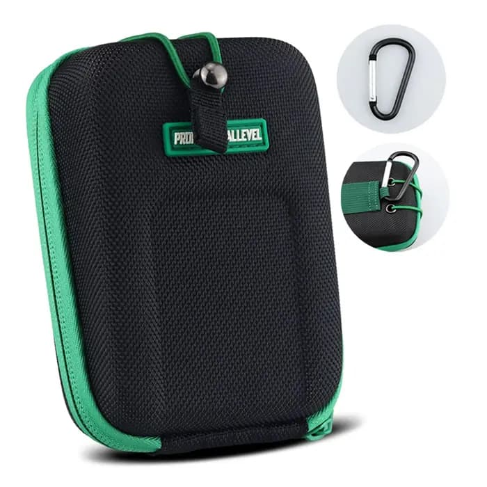 Sac de transport pour télémètre de golf, étui pour télémètre, sac en EVA avec mousqueton et clip de