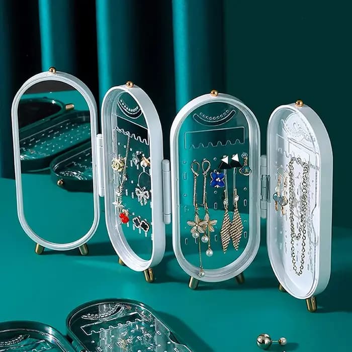 Support à boucles d'oreilles pliable pour femmes