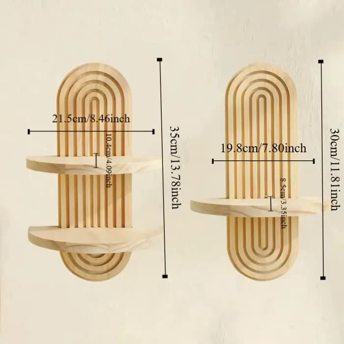 Étagères murales en bois de haute qualité Décoration d'intérieur moderne