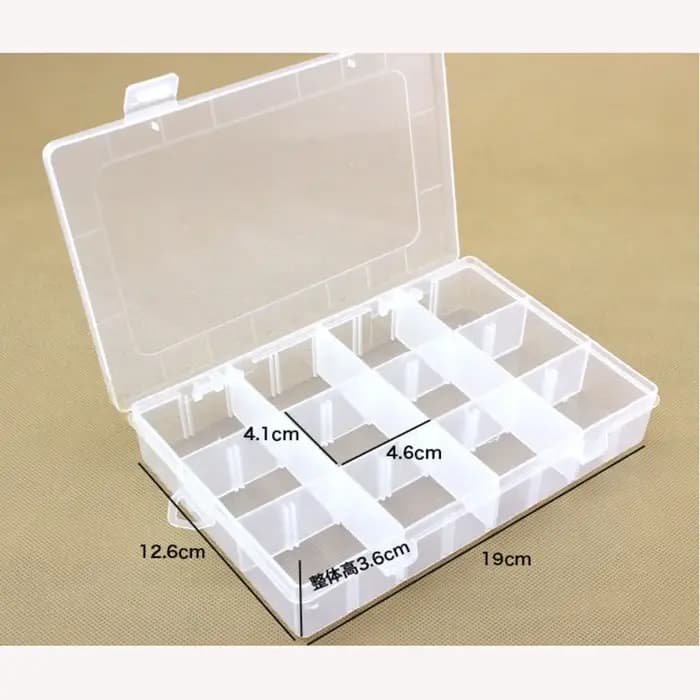 Boîtes de rangement en plastique détachables à 12 grilles multiples
