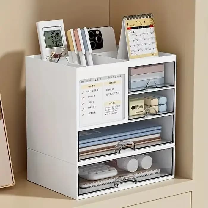 Boîte de rangement à tiroirs combinés de bureau