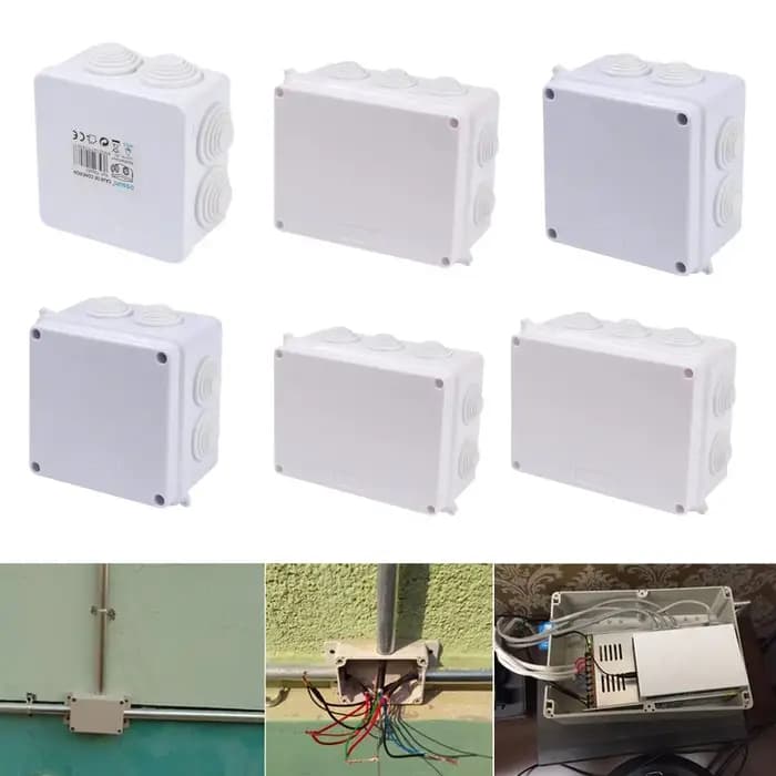 Boîtier d'alimentation étanche en plastique ABS pour bricolage