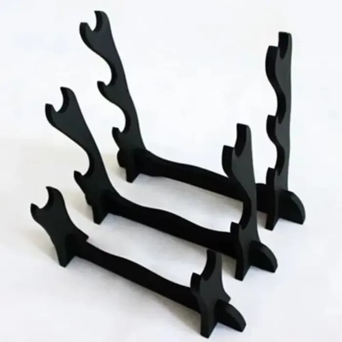 Étagère à 3 Niveaux en Bois pour Épée de Katana