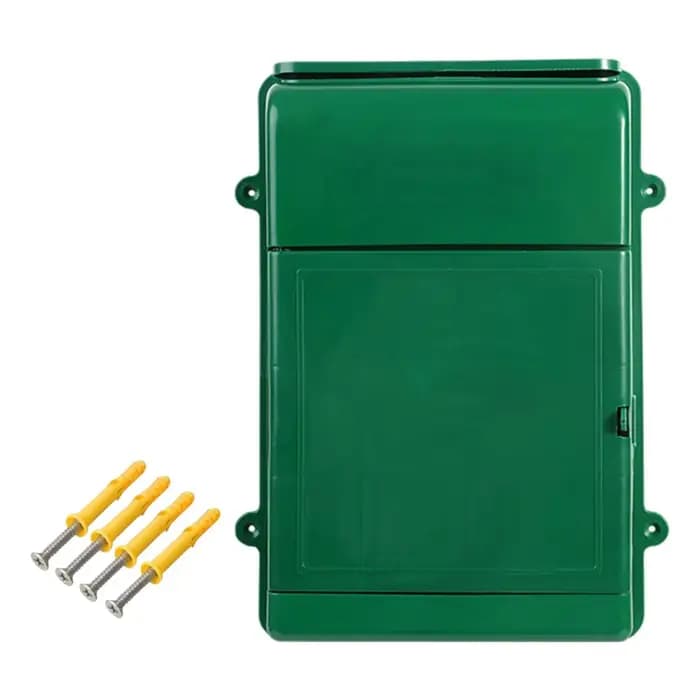 Boîte aux lettres murale suspendue, organisateur de doations multifonctionnel 34.5x26x7cm, léger pour les hôtels et les entreprises