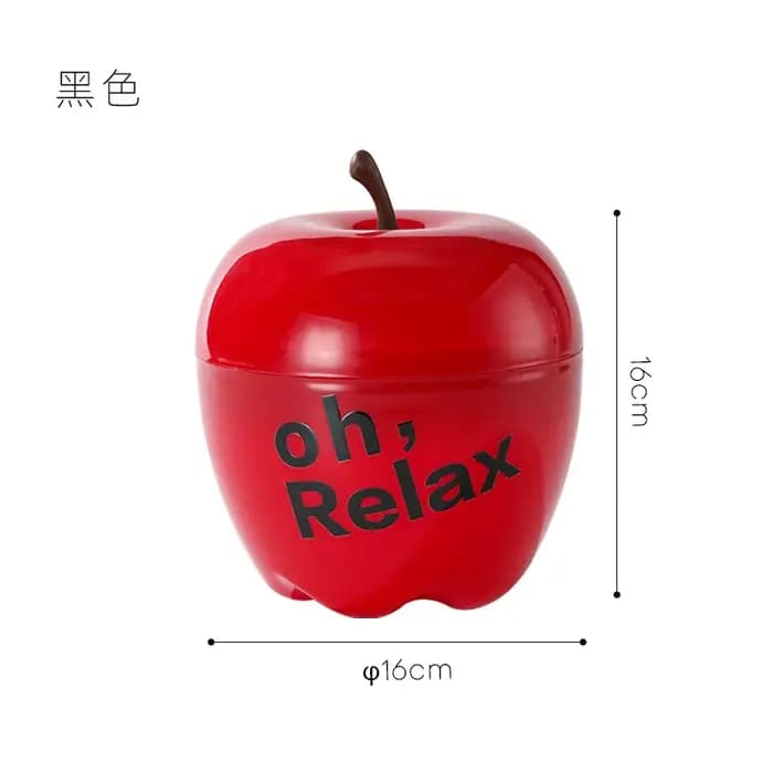 Boîte de rangement en forme de pomme pour ameublement