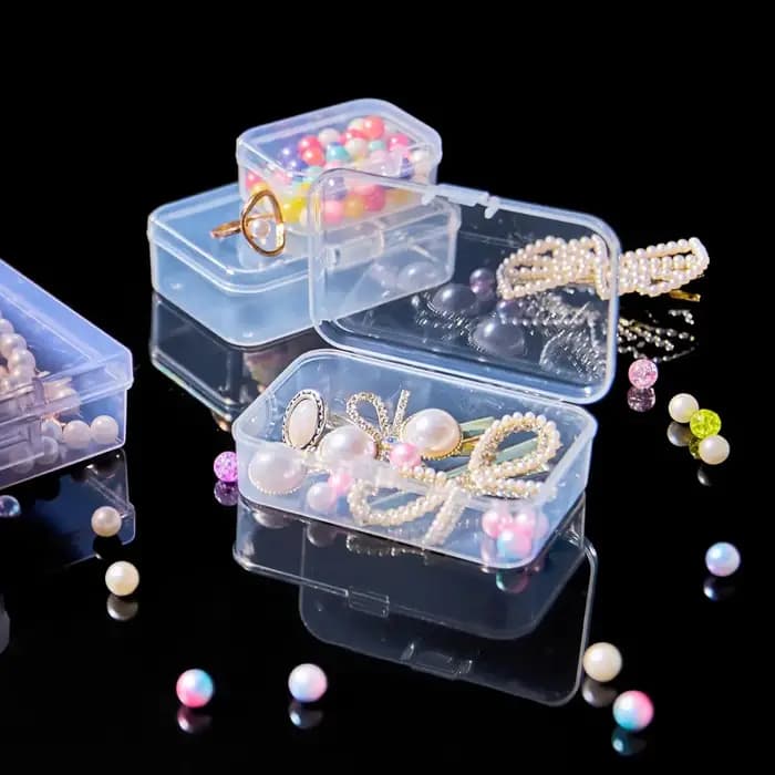Boîtes de rangement transparentes pour pièces d'art et d'artisanat