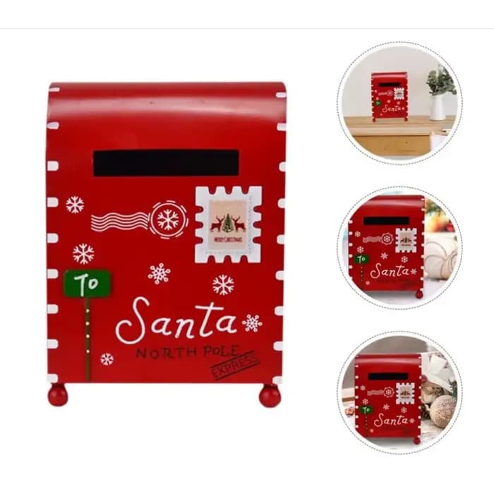 Boîte aux lettres de Noël murale étanche pour cour et jardin