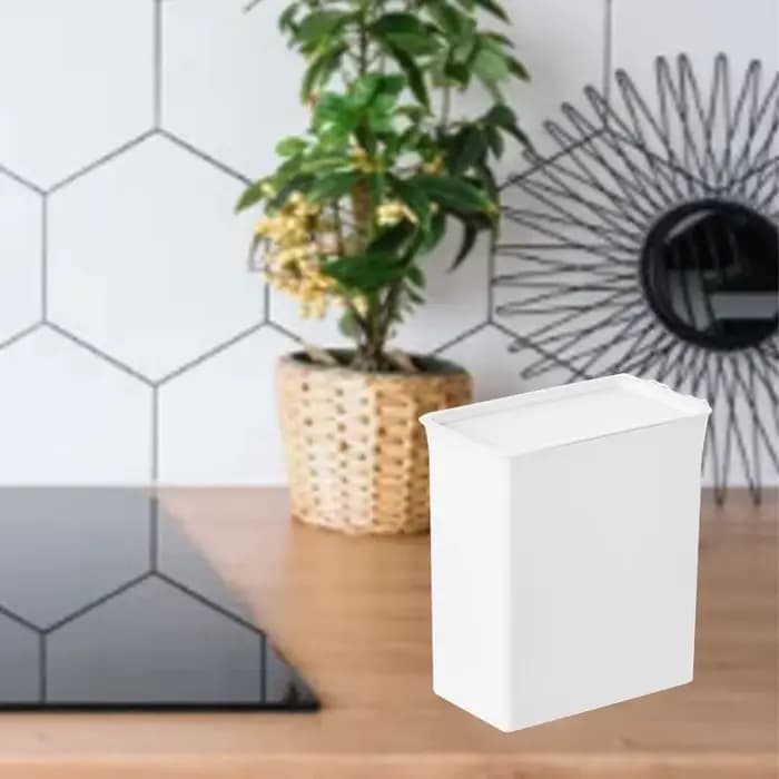 Boîte de rangement pour lessive avec couvercle