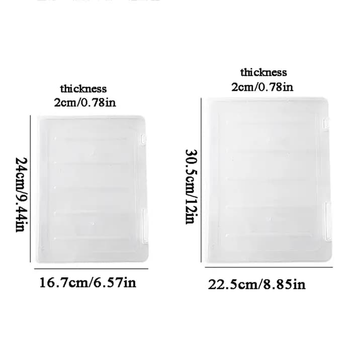 Organisateur de documents en plastique