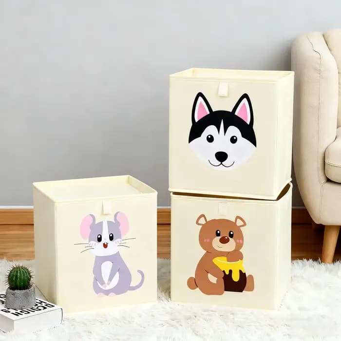 Organisateur de rangement en forme de cube pour jouets d'enfants