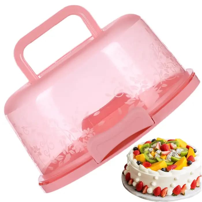 Conteneurs à gâteaux avec couvercles, boîte hermétique transparente réutilisable avec poignée pour boulangerie, mariage, fête, présentation