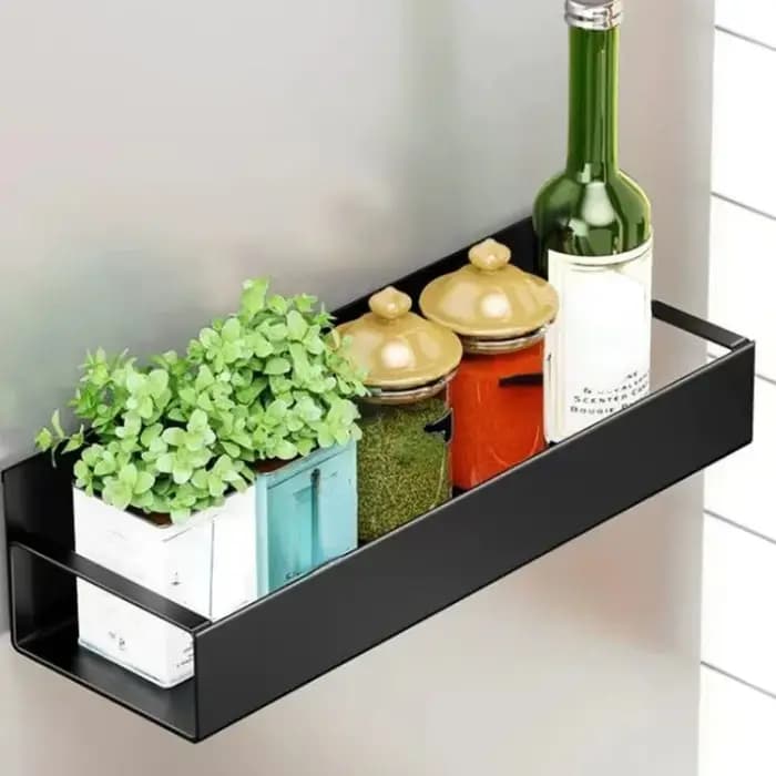 Étagère de rangement magnétique 2 pièces, support de rangement suspendu latéral pour réfrigérateur d