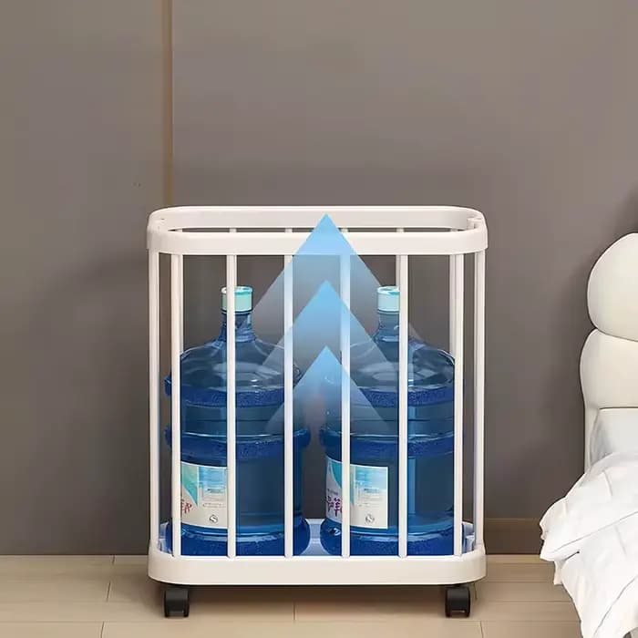 Organisateur de bac de rangement polyvalent avec roues
