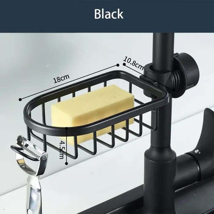 Étagère de panier en aluminium monocouche pour shampoing