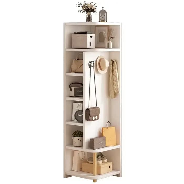 Armoire de rangement d'angle pour usage domestique