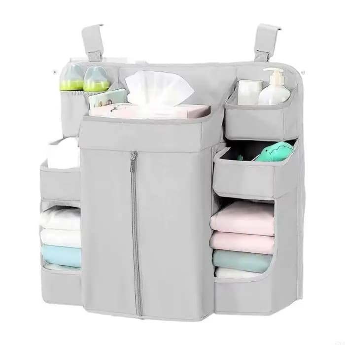 rangement lit pour bébé moderne multiple conception poche sangles réglables organisateurs tissu doux