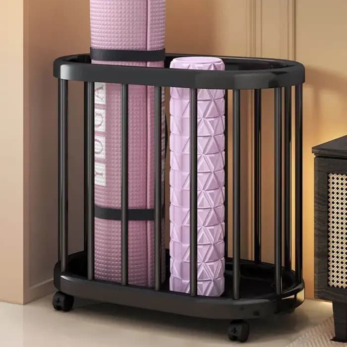 Panier de rangement multifonctionnel avec roulettes, chariot mobile pour vêtements sales, panier à l