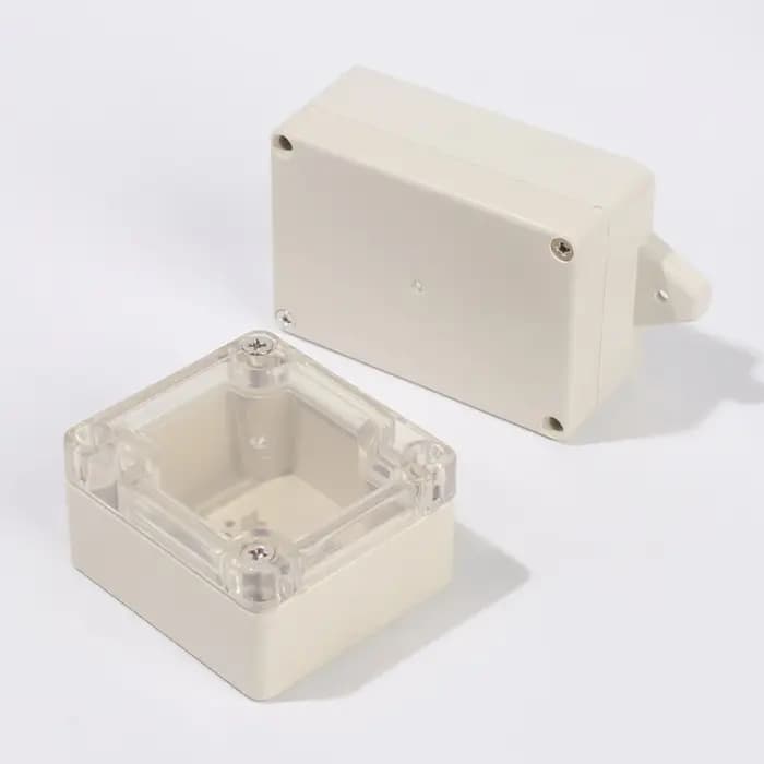 Boîte de rangement transparente en plastique étanche
