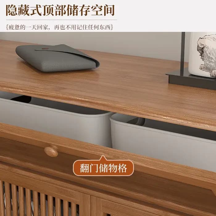 Meuble à chaussures grande capacité pour entrée de maison