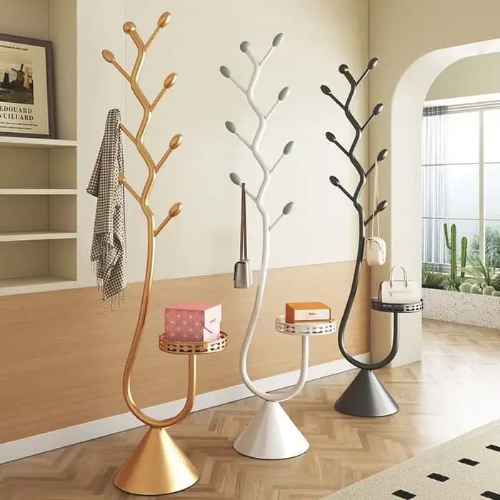 IntermeFloor-Cintre sur pied pour manteau en fer