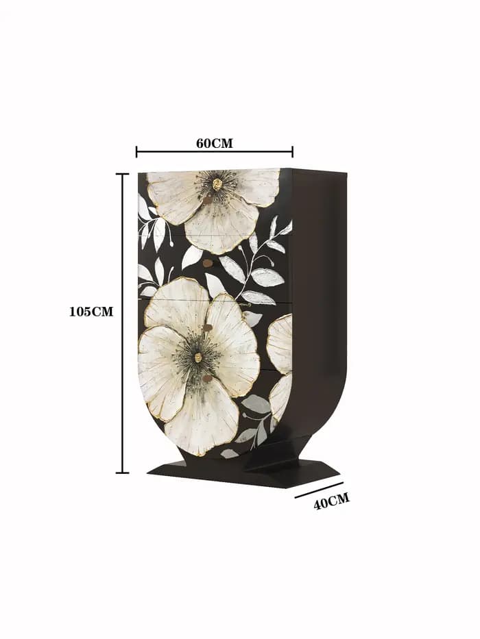 Vitrine de parfum noir bijoux Buffet armoires en bois bureau luxe médecine Mueble Recibidor Entrada